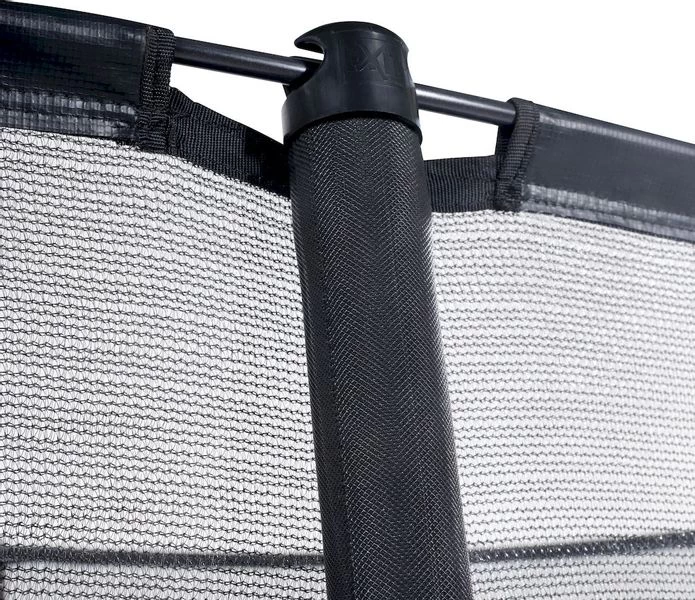 EXIT TOYS Exit Dynamic Flatground Trampoline Met Net - Ø 305 Cm - Zwart 8 EXIT TOYS Exit Dynamic Flatground Trampoline Met Net - Ø 305 Cm - Zwart - Afbeelding 8