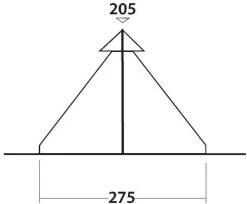 Easy Camp Bolide 400 Tipitent - 4 Personen 13 Easy Camp Bolide 400 Tipitent - 4 Personen -Kortingswinkel voor outdoorartikelen 900 1090 plattegrond bolide 3