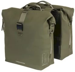Basil SoHo Dubbele Fietstas - 41 Liter - Donkergroen