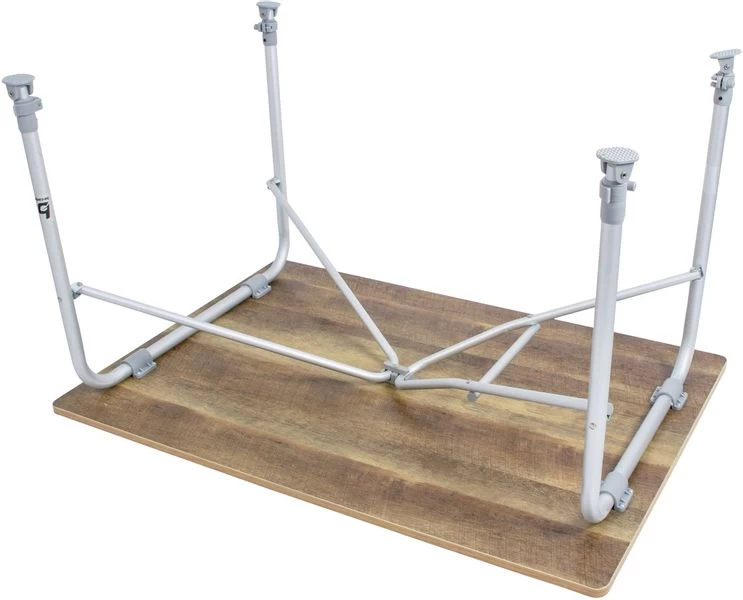 Bo-Camp Feather 100 X 70 Cm Campingtafel - Bruin 2 Bo-Camp Feather 100 X 70 Cm Campingtafel - Bruin - Afbeelding 2