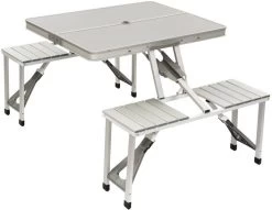 Bo-Camp 136 X 85 Inklapbare Picknicktafel - Aluminium