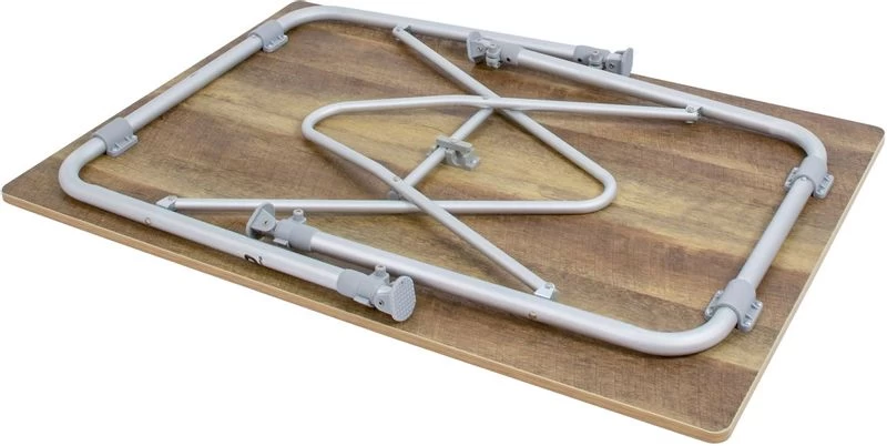 Bo-Camp Feather 100 X 70 Cm Campingtafel - Bruin 7 Bo-Camp Feather 100 X 70 Cm Campingtafel - Bruin - Afbeelding 7