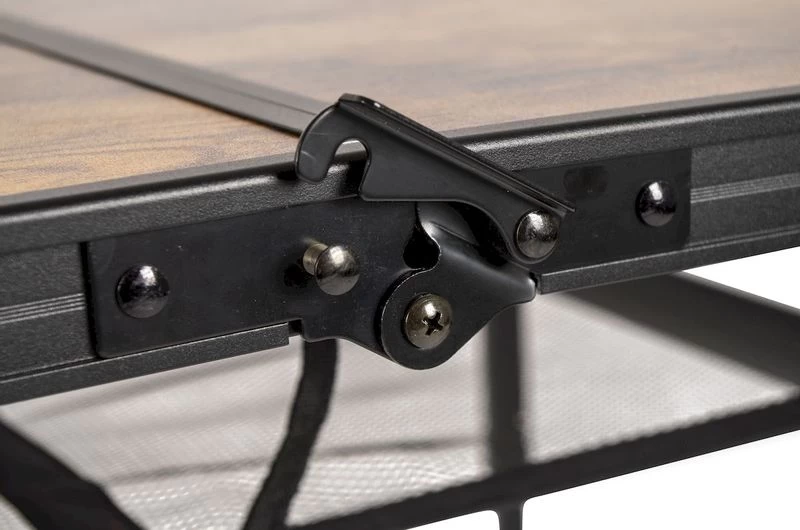 Bo-Camp Industrial Decatur 90 X 60 Campingtafel - Zwart/houtlook 10 Bo-Camp Industrial Decatur 90 X 60 Campingtafel - Zwart/houtlook - Afbeelding 10