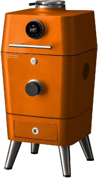 Everdure 4K Houtskool Barbecue Met Beschermhoes - Oranje 2 Everdure 4K Houtskool Barbecue Met Beschermhoes - Oranje - Afbeelding 2