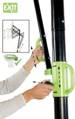 EXIT TOYS EXIT Galaxy Verplaatsbaar Basketbalpaal Met Dunkring -Kortingswinkel voor outdoorartikelen 900 600 exit 46 05 11 00 int 2