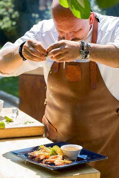 OFYR Leren Schort - Bruin 2 OFYR Leren Schort - Bruin - Afbeelding 2