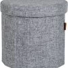 Bo-Camp Urban Outdoor Ottoman Bromley Poef - Grijs