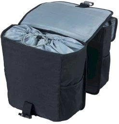 Basil GO Dubbele Fietstas - 32 Liter - Zwart -Kortingswinkel voor outdoorartikelen 900 900 basil go dubbele fietstas 32 liter zwart 4