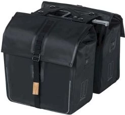 Basil Urban Dry Dubbele MIK Fietstas - 50 Liter - Zwart