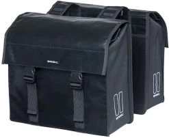Basil Urban Load Dubbele Fietstas - 48/53 Liter - Zwart