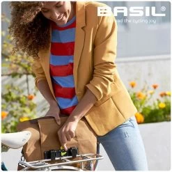 Basil City Shopper Enkele Fietstas - 14-16 Liter - Camel Bruin -Kortingswinkel voor outdoorartikelen 900 900 basil city series 9 600x600