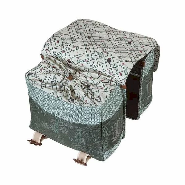 Basil Boheme Dubbele Fietstas - 35 Liter - Groen 5 Basil Boheme Dubbele Fietstas - 35 Liter - Groen - Afbeelding 5