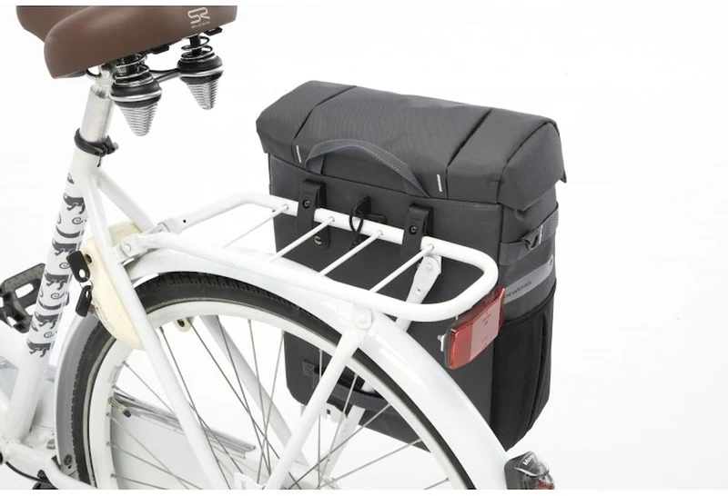 New Looxs Vigo Enkele Fietstas - 18,5 Liter - Grijs 5 New Looxs Vigo Enkele Fietstas - 18,5 Liter - Grijs - Afbeelding 5