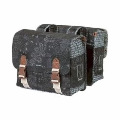 Basil Boheme Dubbele Fietstas - 35 Liter - Zwart