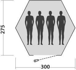 Easy Camp Bolide 400 Tipitent - 4 Personen 12 Easy Camp Bolide 400 Tipitent - 4 Personen -Kortingswinkel voor outdoorartikelen 900 983 plattegrond bolide 2