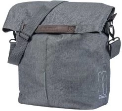 Basil City Shopper Enkele Fietstas - 14-16 Liter - Grijs