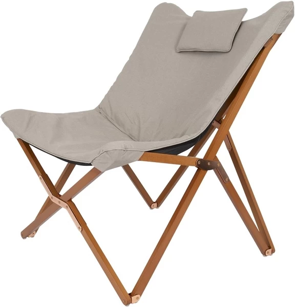 Bo-Camp Urban Outdoor Bloomsbury Vlinderstoel - Beige - L 2 Bo-Camp Urban Outdoor Bloomsbury Vlinderstoel - Beige - L - Afbeelding 2