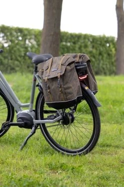 New Looxs Selo Alba Dubbele Fietstas - 34 Liter - Bruin -Kortingswinkel voor outdoorartikelen af5a6725