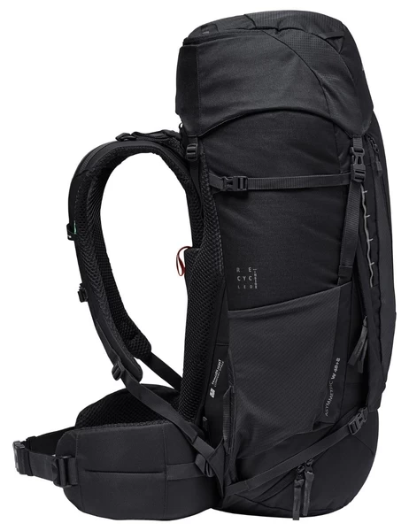Vaude Asymmetric Rugzak - 52 + 8 Liter - Zwart - Heren 3 Vaude Asymmetric Rugzak - 52 + 8 Liter - Zwart - Heren - Afbeelding 3