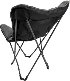 Bo-Camp Urban Outdoor Grainger Vlinderstoel - Antraciet 15 Bo-Camp Urban Outdoor Grainger Vlinderstoel - Antraciet -Kortingswinkel voor outdoorartikelen bo camp grainger vlinderstoel grijs 14