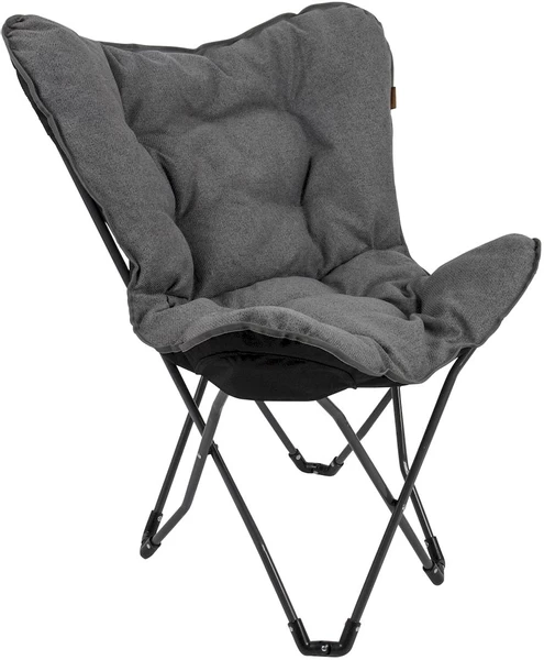 Bo-Camp Urban Outdoor Grainger Vlinderstoel - Antraciet 1 Bo-Camp Urban Outdoor Grainger Vlinderstoel - Antraciet