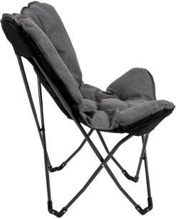 Bo-Camp Urban Outdoor Grainger Vlinderstoel - Antraciet 12 Bo-Camp Urban Outdoor Grainger Vlinderstoel - Antraciet -Kortingswinkel voor outdoorartikelen bo camp grainger vlinderstoel grijs 8