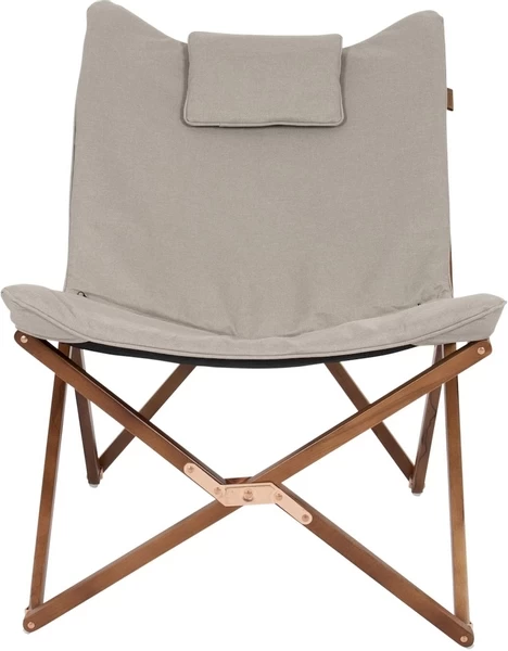 Bo-Camp Urban Outdoor Bloomsbury Vlinderstoel - Beige - M 2 Bo-Camp Urban Outdoor Bloomsbury Vlinderstoel - Beige - M - Afbeelding 2