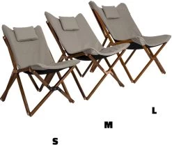 Bo-Camp Urban Outdoor Bloomsbury Vlinderstoel - Beige - M 19 Bo-Camp Urban Outdoor Bloomsbury Vlinderstoel - Beige - M -Kortingswinkel voor outdoorartikelen bo camp bloomsburry relaxstoel m beige 3 1