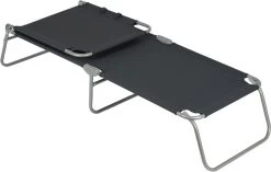 Bo-Camp Vouwbed - Grijs -Kortingswinkel voor outdoorartikelen bo camp vouwbed grijs