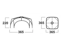 Husky Broof L Partytent 11 Husky Broof L Partytent -Kortingswinkel voor outdoorartikelen broofl afmetingen