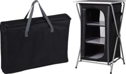 Redcliffs Campingkast - 3 Lagen - Zwart