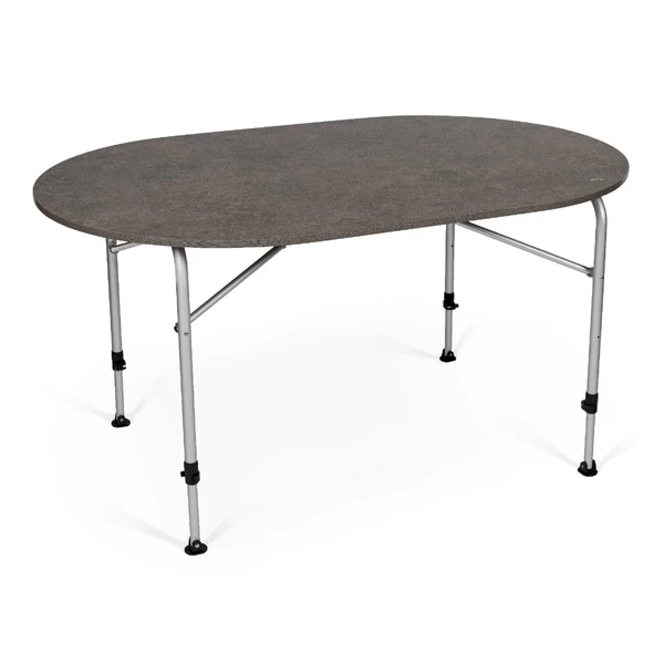 Dometic Zero Concrete Oval Campingtafel - 140 X 90 Cm 1 Dometic Zero Concrete Oval Campingtafel - 140 X 90 Cm