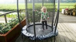EXIT TOYS Exit Tiggy Junior 140 Cm Trampoline Met Net - Zwart/grijs -Kortingswinkel voor outdoorartikelen exit 10 00 70 00 int 9 resultaat