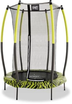EXIT TOYS Exit Tiggy Junior 140 Cm Trampoline Met Net - Zwart/groen