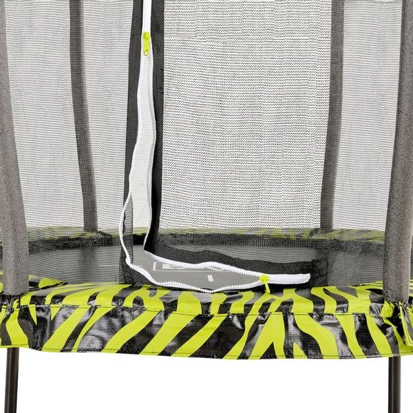 EXIT TOYS Exit Tiggy Junior 140 Cm Trampoline Met Net - Zwart/groen 3 EXIT TOYS Exit Tiggy Junior 140 Cm Trampoline Met Net - Zwart/groen - Afbeelding 3