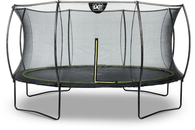 EXIT TOYS Exit Silhouette Trampoline Met Net - Ø 427 Cm - Zwart 1 EXIT TOYS Exit Silhouette Trampoline Met Net - Ø 427 Cm - Zwart