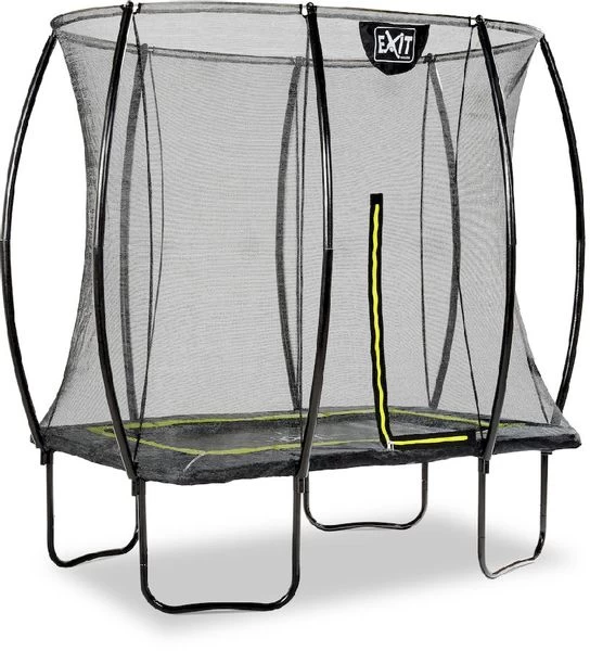 EXIT TOYS Exit Silhouette Trampoline Met Net - 214 X 153 Cm - Zwart 2 EXIT TOYS Exit Silhouette Trampoline Met Net - 214 X 153 Cm - Zwart - Afbeelding 2