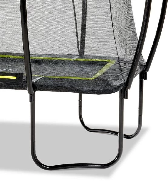 EXIT TOYS Exit Silhouette Trampoline Met Net - 214 X 153 Cm - Zwart 4 EXIT TOYS Exit Silhouette Trampoline Met Net - 214 X 153 Cm - Zwart - Afbeelding 4