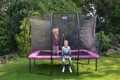 EXIT TOYS Exit Silhouette Trampoline Met Net - 305 X 214 Cm - Zwart -Kortingswinkel voor outdoorartikelen exit 12 93 70 00 int 12 resultaat