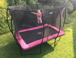 EXIT TOYS Exit Silhouette Trampoline Met Net - 366 X 244 Cm - Zwart -Kortingswinkel voor outdoorartikelen exit 12 93 82 00 int 10 resultaat