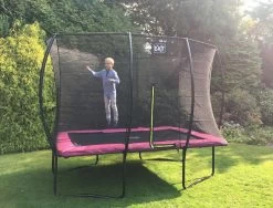 EXIT TOYS Exit Silhouette Trampoline Met Net - 366 X 244 Cm - Zwart -Kortingswinkel voor outdoorartikelen exit 12 93 82 00 int 13 resultaat