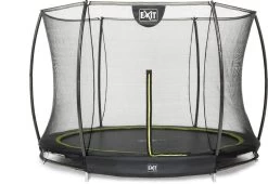 EXIT TOYS Exit Silhouette InGround Trampoline Met Net - Ø 244 Cm - Zwart
