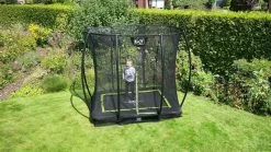 EXIT TOYS Exit Silhouette InGround Trampoline Met Net - 214 X 153 Cm - Zwart -Kortingswinkel voor outdoorartikelen exit 12 95 57 00 int 11 resultaat