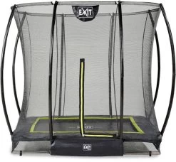EXIT TOYS Exit Silhouette InGround Trampoline Met Net - 214 X 153 Cm - Zwart