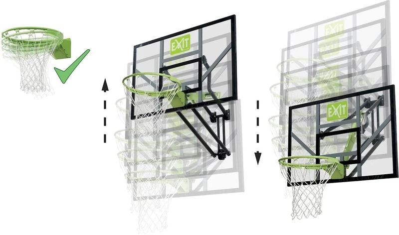 EXIT TOYS EXIT Galaxy Basketbalbord Met Dunkring 2 EXIT TOYS EXIT Galaxy Basketbalbord Met Dunkring - Afbeelding 2
