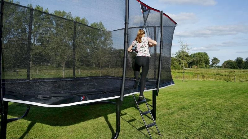 EXIT TOYS Exit PeakPro Trampoline Met Net En Ladder - 458 X 275 Cm - Zwart - Afbeelding 14