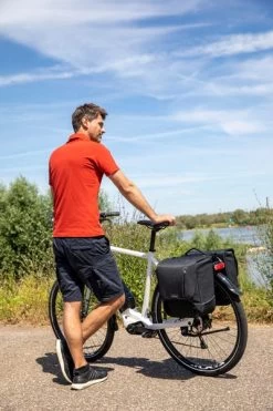 New Looxs Nova Dubbele Fietstas - 32 Liter - Grijs 9 New Looxs Nova Dubbele Fietstas - 32 Liter - Grijs -Kortingswinkel voor outdoorartikelen nova double 2 1