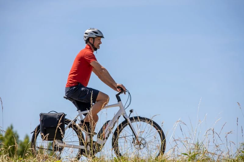 New Looxs Nova Dubbele Fietstas - 32 Liter - Grijs 5 New Looxs Nova Dubbele Fietstas - 32 Liter - Grijs - Afbeelding 5