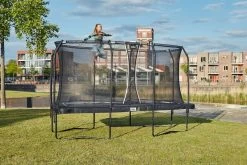 Salta Premium Black Edition Trampoline - 396 X 244 Cm - Zwart -Kortingswinkel voor outdoorartikelen salta premium edition trampoline 396 x 244 cm zwart 9