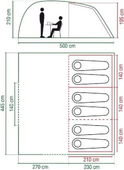Coleman Vespucci 6 Tunneltent - 6 Persoons -Kortingswinkel voor outdoorartikelen vespucci 6 2000019538 1 resultaat
